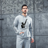 Men Graphic Hoodie Singer Trendy Men and Women Velvet Padded Hooded Sweatshirt