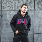 Men Graphic Hoodie Singer Trendy Men And Women Velvet Padded Hooded Sweatshirt