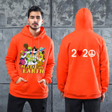 Men Graphic Hoodie Autumn and Winter Long Sleeve Men's Printed Cotton Hooded Men's Sweater Casual Men's Clothing