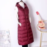 Women Winter Coats Puffer Jacket Down Coat Autumn and Winter Down Jacket Plus Lightweight Slim-Fit White Duck Down Warm