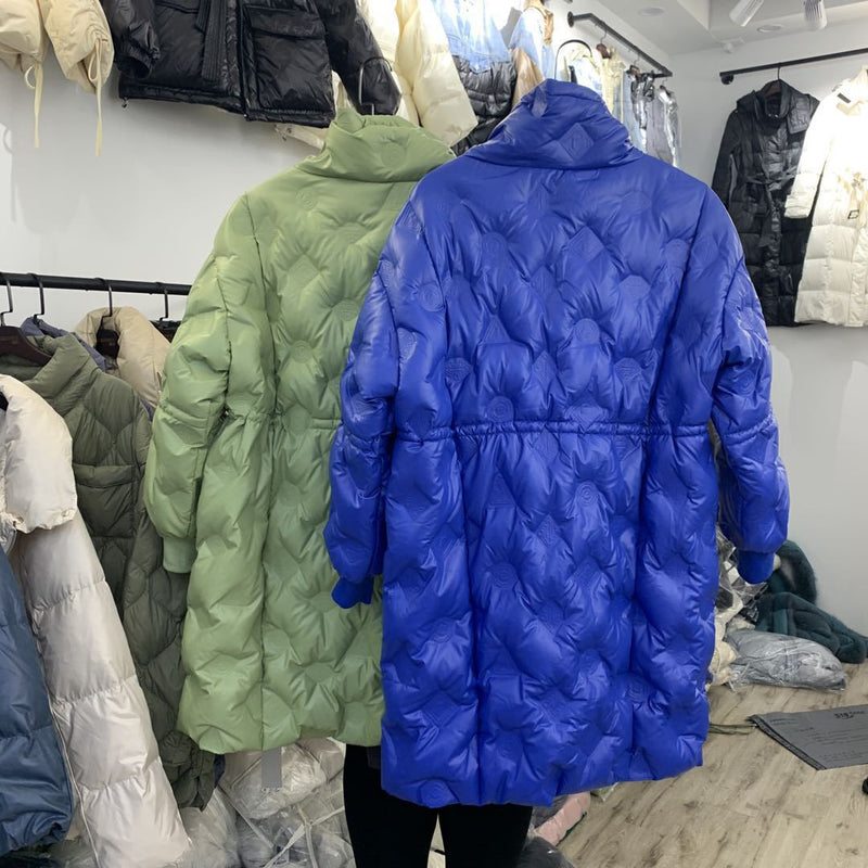 Women Winter Coats Puffer Jacket Down Coat Stand Collar Loose-Fitting Lightweight Thin Fashion Down Jacket Coat for Women