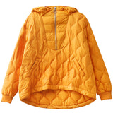 Women Winter Coats Puffer Jacket Down Coat Loose Down Jacket Female Zipper Hooded Pullover White Duck Down Sweater Winter