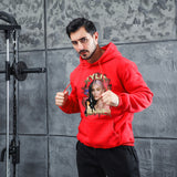 Men Graphic Hoodie Kyliejenner Men and Women Velvet Padded Hooded Sweatshirt
