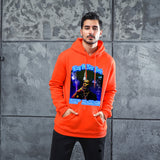 Men Graphic Hoodie Fashion Casual Men and Women Velvet Padded Hooded Sweatshirt