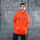Men Graphic Hoodie Fashion Casual Men and Women Velvet Padded Hooded Sweatshirt