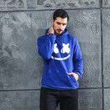 Men Graphic Hoodie Fashion Casual Men and Women Velvet Padded Hooded Sweatshirt