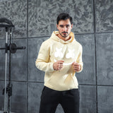 Men Graphic Hoodie Fashion Casual Men and Women Velvet Padded Hooded Sweatshirt