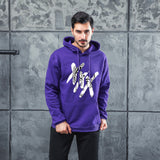 Men Graphic Hoodie Tentacion Rapper Trend Memorial Velvet Padded Hooded Sweatshirt