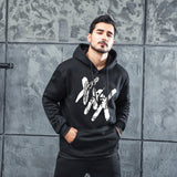 Men Graphic Hoodie Tentacion Rapper Trend Memorial Velvet Padded Hooded Sweatshirt