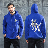 Men Graphic Hoodie Singer Rapper Commemorative Velvet Padded Hooded Sweatshirt