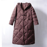 Women Winter Coats Puffer Jacket Down Coat Vintage Down Jacket Women Winter Hooded White Duck Down Warm