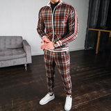 Men Tracksuit Autumn Fashion Slim Men 'S Suit