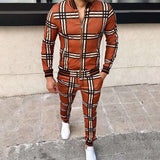 Men Tracksuit Spring And Autumn Fashion Long Sleeve Coat Fashion