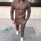 Men Tracksuit Spring And Autumn Fashion Long Sleeve Coat Fashion