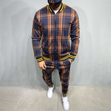 Men Tracksuit Spring and Autumn Fashion Men's Slim Jacket