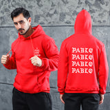 Men Graphic Hoodie Autumn and Winter Hot Popular Big Talker Couple Hooded Brushed Hoody