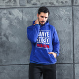 Men Graphic Hoodie Fashion Casual Kanye Men and Women Velvet Padded Hooded Sweatshirt