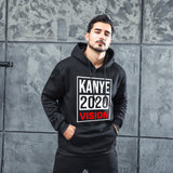 Men Graphic Hoodie Fashion Casual Kanye Men and Women Velvet Padded Hooded Sweatshirt