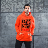 Men Graphic Hoodie Fashion Casual Kanye Men and Women Velvet Padded Hooded Sweatshirt