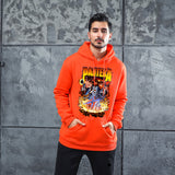 Men Graphic Hoodie Fashion Casual Men and Women Velvet Padded Hooded Sweatshirt