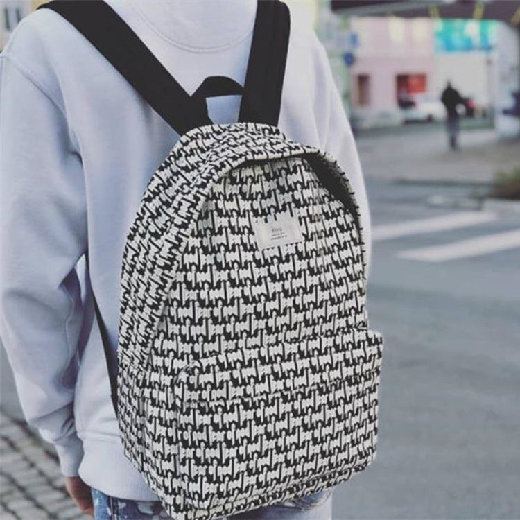 Fog Fear of God Essentials Bag Backpack Double Line Schoolbag Backpack