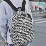 Fog Fear of God Essentials Bag Backpack Double Line Schoolbag Backpack