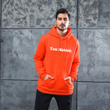 Men Graphic Hoodie Autumn and Winter YouMatter Men's and Women's Printed Velvet Padded Hooded Sweatshirt