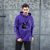 Men Graphic Hoodie Singer Trendy Men and Women Velvet Padded Hooded Sweatshirt