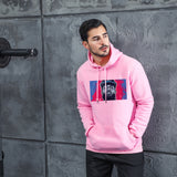 Men Graphic Hoodie Singer Trendy Men And Women Velvet Padded Hooded Sweatshirt