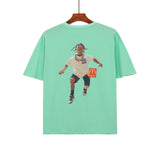 Cactus Jack McDonalds Shirt Travis Scott Cactus Jack Short Sleeve T-shirt Casual Loose Short Sleeves
