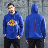 Men Graphic Hoodie Autumn and Winter Men and Women Lakers Hip Hop Hooded Fashion Casual Sweater