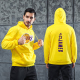 Men Graphic Hoodie Autumn and Winter Men and Women Lakers Hip Hop Hooded Fashion Casual Sweater