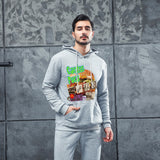 Men Graphic Hoodie Fashion Casual Cactuspack Men and Women Velvet Padded Hooded Sweatshirt