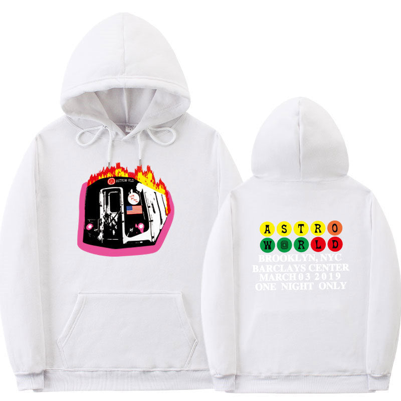 Travis Scott Astroworld Hoodie Men's Women's Hoodie Loose Sweater Coat