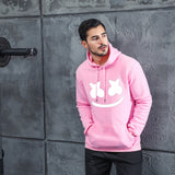 Men Graphic Hoodie Fashion Casual Men and Women Velvet Padded Hooded Sweatshirt