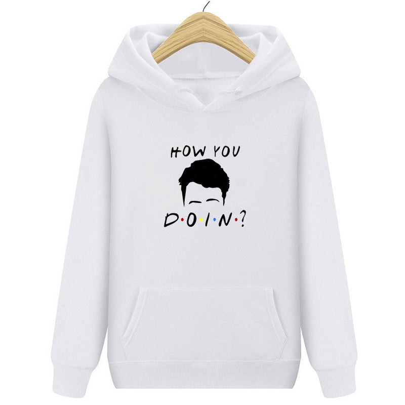 Friends Joey Hoodie Hoodie Hooded Sweater Loose Autumn Men and Women