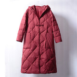 Women Winter Coats Puffer Jacket Down Coat Vintage Down Jacket Women Winter Hooded White Duck Down Warm