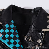 Women Leather Jacket Biker Motorcycle Coat Women's Leather Top Short Leather Jacket Women's Winter Leather Jacket