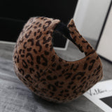 Leopard Fur Hat Autumn and Winter Peaked Cap