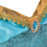 Halloween Frozen Dress Toddler Children's Casual Princess Jasmine Lamp of Aladdin Suit