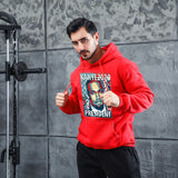 Men Graphic Hoodie Fashion Casual Kanye Men and Women Velvet Padded Hooded Sweatshirt