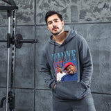 Men Graphic Hoodie Fashion Casual Kanye Men and Women Velvet Padded Hooded Sweatshirt