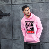 Men Graphic Hoodie Fashion Casual Kanye Men and Women Velvet Padded Hooded Sweatshirt