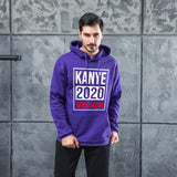 Men Graphic Hoodie Fashion Casual Kanye Men and Women Velvet Padded Hooded Sweatshirt