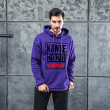 Men Graphic Hoodie Fashion Casual Kanye Men and Women Velvet Padded Hooded Sweatshirt