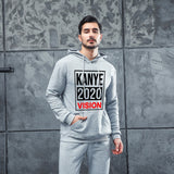 Men Graphic Hoodie Fashion Casual Kanye Men and Women Velvet Padded Hooded Sweatshirt