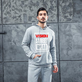 Men Graphic Hoodie Fashion Casual Chic Men And Women Velvet Padded Hooded Sweatshirt
