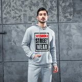Men Graphic Hoodie Fashion Casual Chic Men And Women Velvet Padded Hooded Sweatshirt