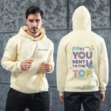 Men Graphic Hoodie Fashion Casual You Men and Women Velvet Padded Hooded Sweatshirt