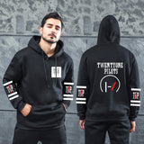 Men Graphic Hoodie Bag Casual Men's Women's Hoodie Brushed Hoody
